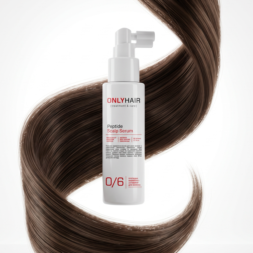 Пептидна сироватка для густоти  волосся 4 Peptide Scalp Serum Only Hair 100 мл 4823109414983 фото